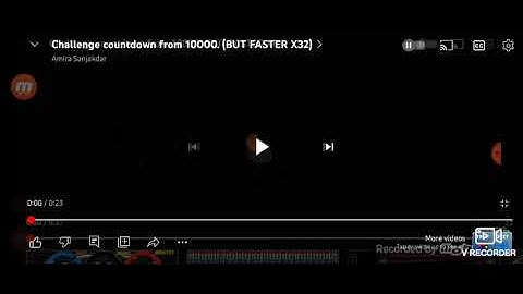 Challenge countdown from 10000. (BUT FASTER X64)