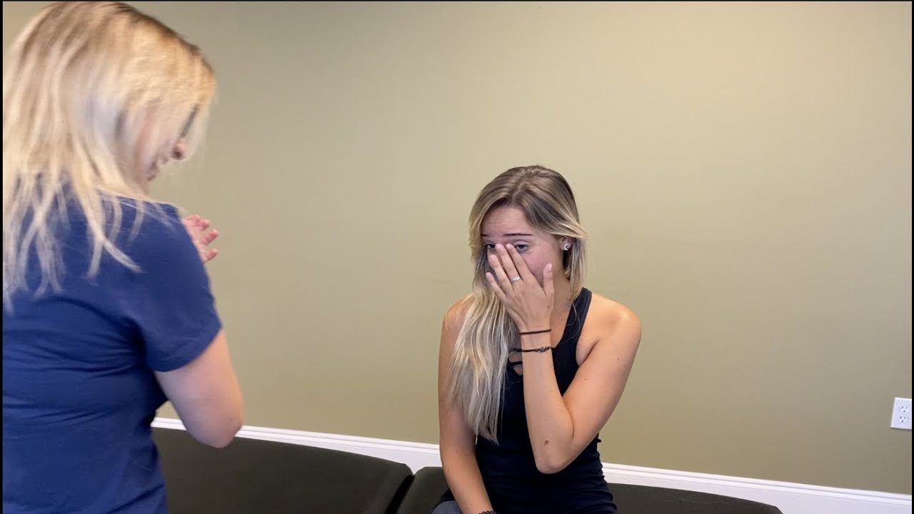SHE FOUND OUT THE TRUTH! (EMOTIONAL)  Extremely NERVOUS for Her First Chiropractic Adjustment EVER