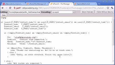 Beginner PHP Tutorial-102 Creating a Simple Contact Form Part-3