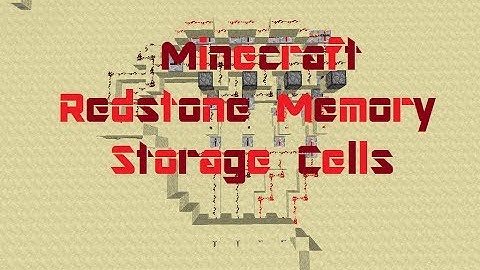 Minecraft: Redstone - Memory Storage Cells [Components for Computers] v2.0