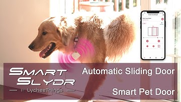 SmartSlydr - Automatic sliding door (works as Smart Pet Door)