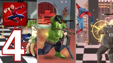 Spider Fighter - Gameplay Walkthrough Part 4: Kingpin Boss Fight (iOS, Android)