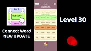 🔠 Connect Word Level 1 Walkthrough 🧩 | Step-by-Step Word Puzzle Solution | SolutionGuruji