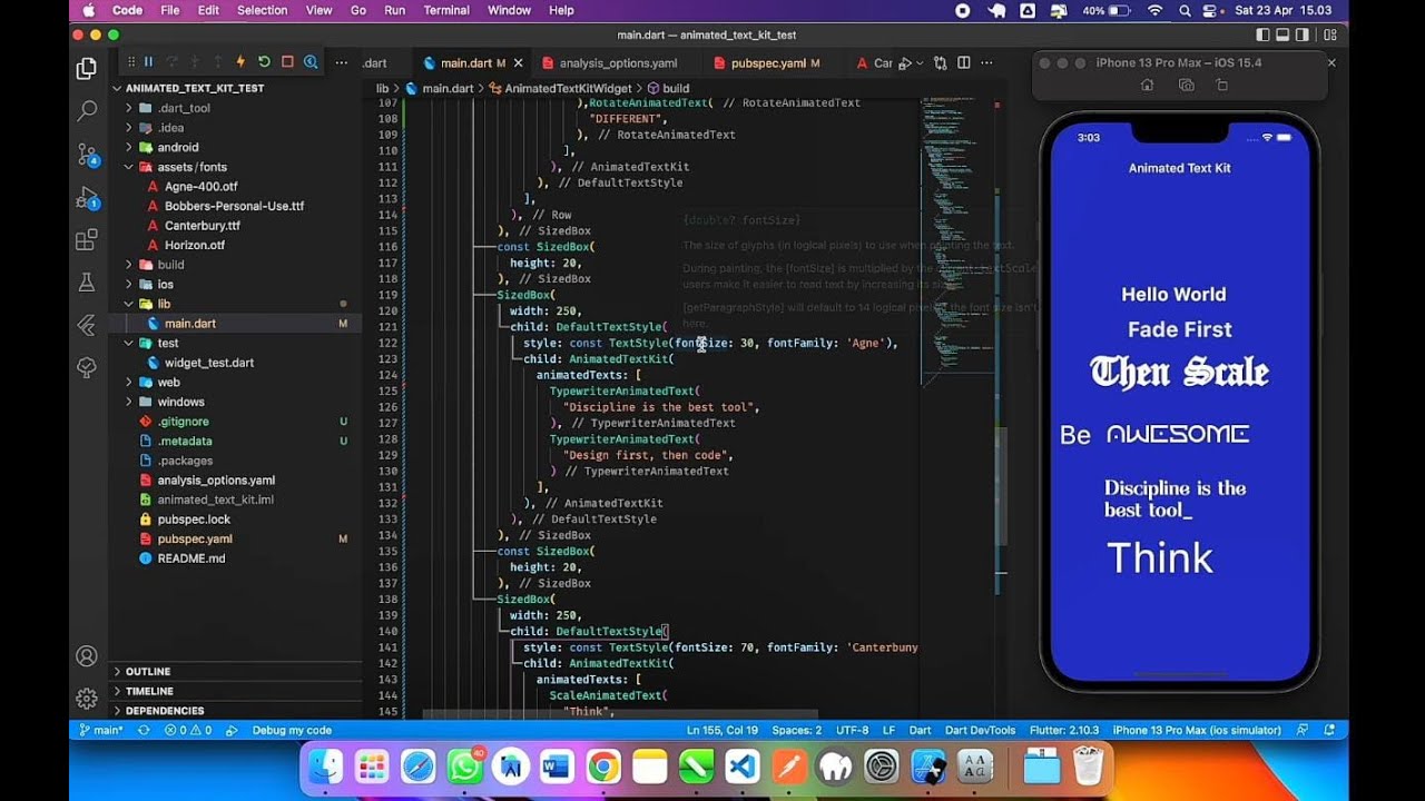 Animated Text Kit - Daily Flutter Widgets - YouTube