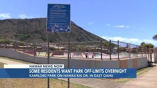 Drugs, noise prompt calls for nighttime closure of East Oahu park
