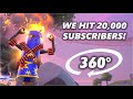 WE HIT 20,000 SUBSCRIBERS! Thank you all! FORTNITE NITROJERRY Skin 360° VR