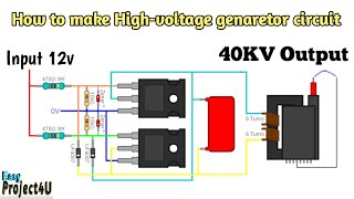 Flyback Transformer Driver Circuit (ZVS) Tutorial | DIY Induction Heater, Inverter, and More!