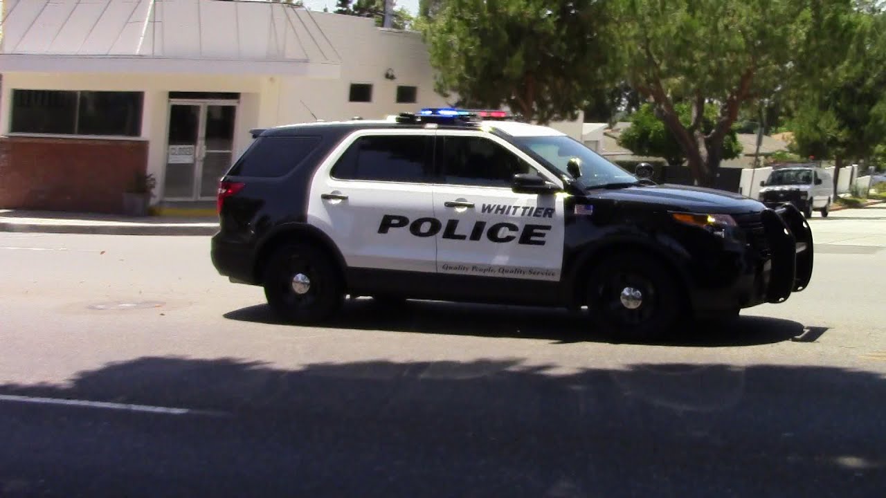Whittier Police responding YouTube
