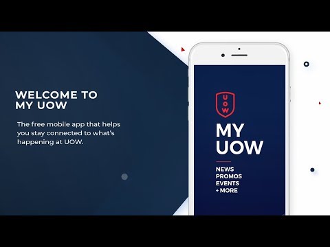 Welcome to the MyUOW app