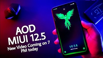Most Awaited MIUI 12.5 Theme For Any Xiaomi Device ⚡AOD Theme For Any Xiaomi Phones
