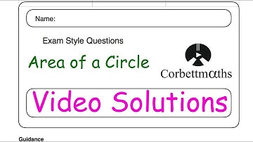 Area of a Circle Answers - Corbettmaths