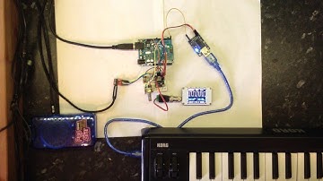 AD9833 MIDI Signal Generator