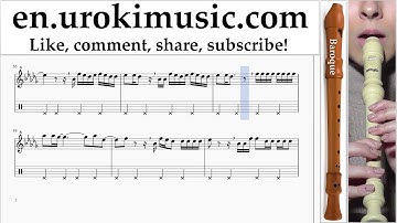 How to Play Recorder (B.) Ozuna - Dile Que Tu Me Quieres Tabs Part#2 um-i352