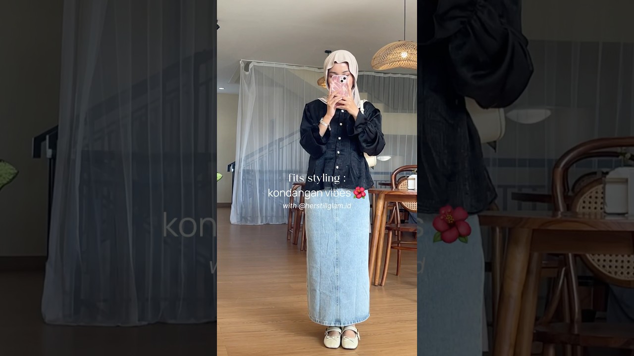 kondangan styling fits 🌺🤍 