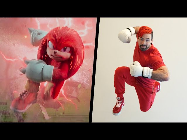 Stunts From KNUCKLES In Real Life (Sonic The Hedgehog) class=