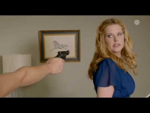 German Movie Catfight - Villainess disarmed then in catfight is elbow KOed
