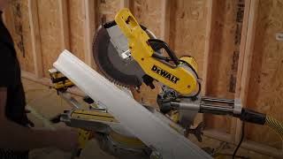 Dewalt® Miter Saws| How To Cut Vertically Nested Crown Molding