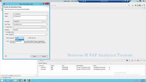 17  Types of Calculation Views in Native HANA