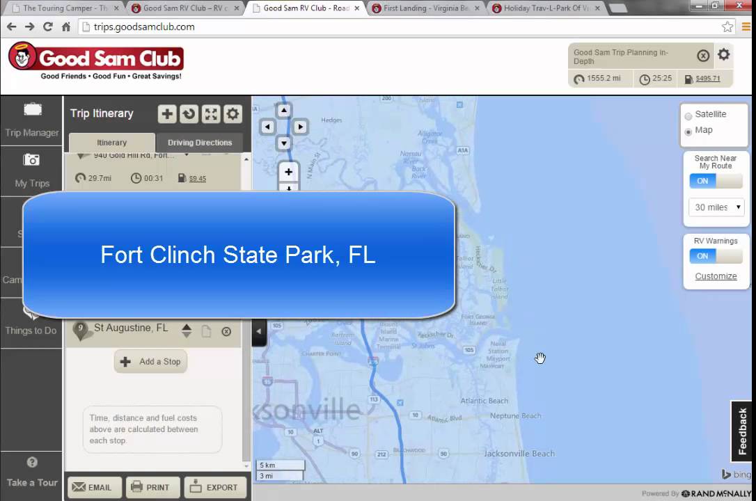 Good Sam Trip Planner in-depth Part 2 - YouTube