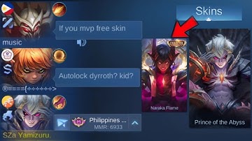 DYRROTH "NO SKIN" PRANK IN SOLO RANK (crazy team reacts😂) - Mobile Legends