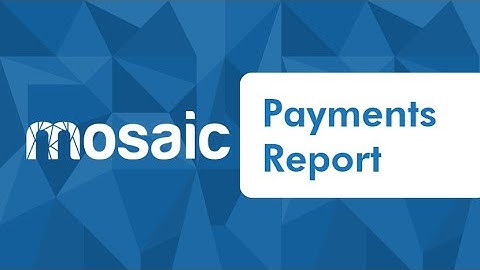 Generate Payments Report