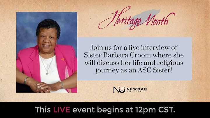 Live Interview with Sister Barbara Croom