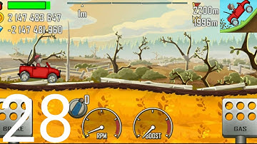 Hill Climb Racing Game play Walkthrough Part 28 - Jeep New City Bogland Hill Climber (Android,iOS)