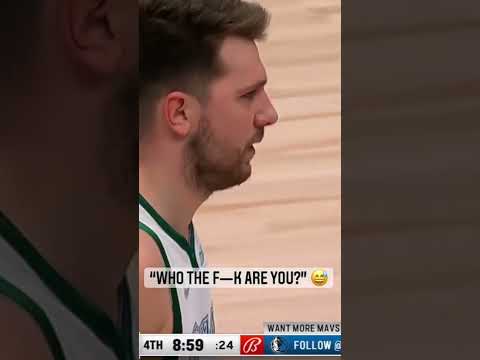 Luka trash-talking Moe