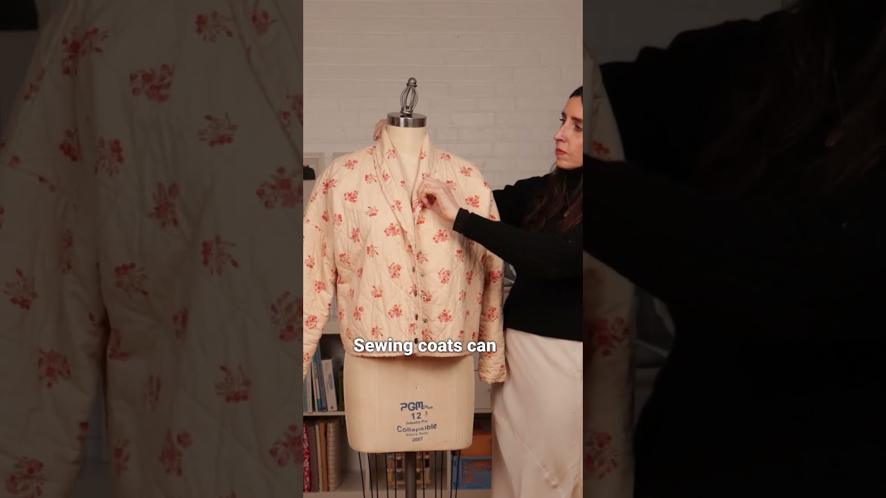 How to Sew Your First Coat (Beginner-Friendly Pattern)