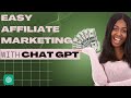 How to Use AI to Make Money, Make Money Online with ChatGPT, Affiliate Marketing 2023