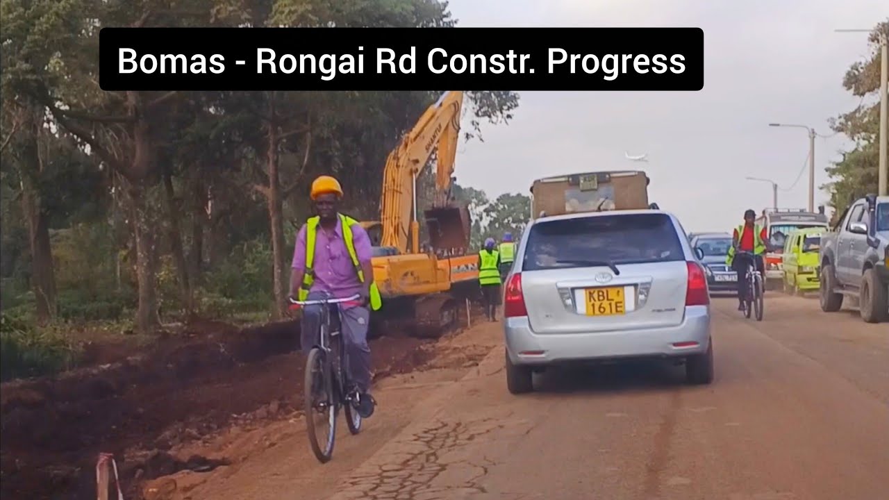 Строительство дороги Бомас - Онгата Ронгай 🏗️🚧. Найроби, Кения.