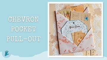 CHEVRON POCKET PULL-OUT - Junk Journal Ephemera Tutorial