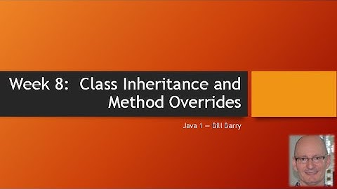 Java1-08 Inheritance and Overrides - Demo1 - Inheritance