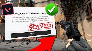 How to Fix Valorant Failed to Launch Error (Not Launching & Startup Fix 2026)
