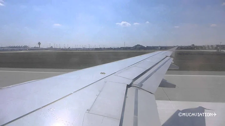 Lufthansa Airbus A320-200 Summer Takeoff at Munich Airport [FULL HD]