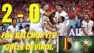 Belçika Fas 0-2 Maç Sonucu 2022 Fifa Dünya Kupası Katar Belçika Fas 0-2 Maç Özeti Son Dakika