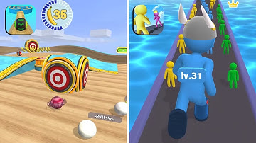 Going Balls vs Giant Rush | All Levels Gameplay Walkthrough - Android, iOS, iPad #11