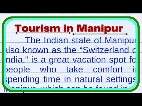 essay on manipur tourism