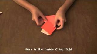 TheOrigamiGuru. Basic Folds #3 - Inside, Outside Crimp Fold