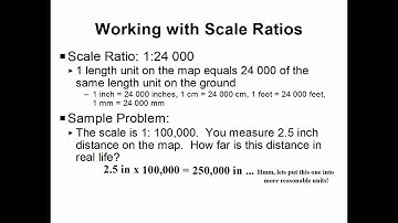 GEL1010 Map Scale & Sizes
