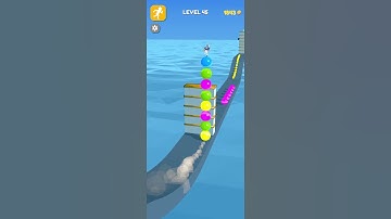 Stack Rider 🤹 Level 45 🔴🔵🟢 Gameplay Android iOS Walkthrough #scibergames