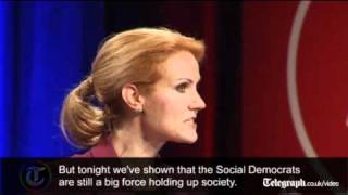 Helle Thorning-Schmidt's vicory speech as new Danish Prime M