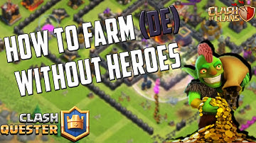 CLASH OF CLANS STRATEGY TO FARM GOLD, ELIXIR, DARK ELIXIR [TH8,TH9,TH10] NO HEROES (GOBLIN KNIFE)