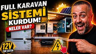 Full Karavan Elektri̇k Si̇stemi̇ Kurdum Ama Nasil ? İçinde Neler Var? Hepsini Tek Tek Anlatıyorum