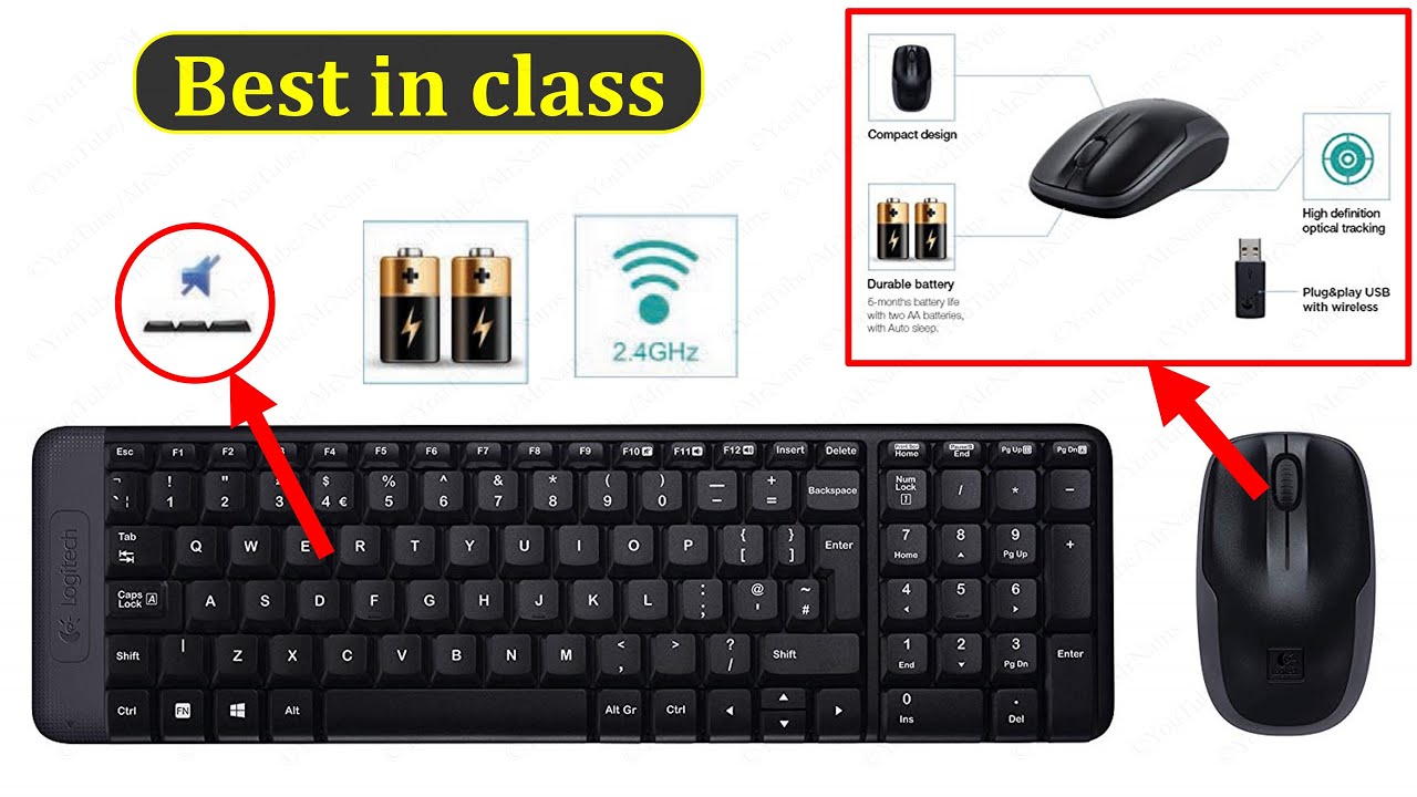 logitech wireless keyboard not working mouse