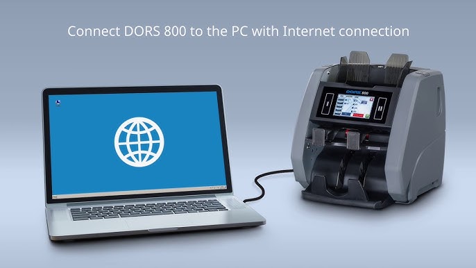 DORS 800 two pocket banknote counter - YouTube