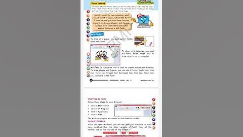 Class 3 | Ch-5 Fun With MS- Paint ( Introduction)