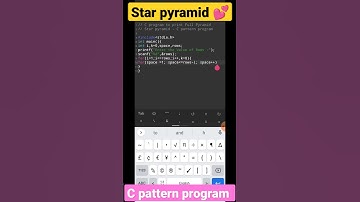 C pattern program of star pyramid pattern : This Was Unexpected!! #short #shorts #new#viral #status