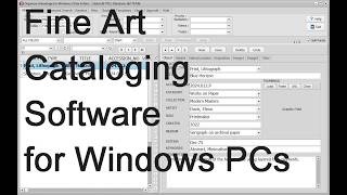 Fine Art Cataloging Software for Windows PCs