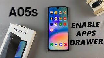 Samsung Galaxy A05s: How To Enable / Disable Apps Screen (Apps Drawer)